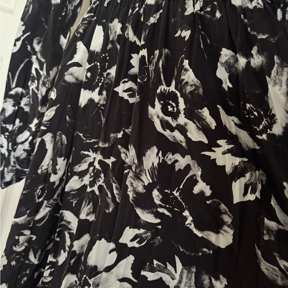 The Kooples Monochrome Floral Long Sleeve Dress - Picture 4 of 6